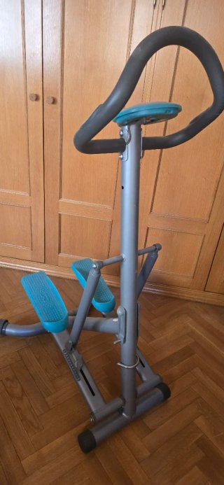 Bicicleta elíptica y máquina de step Decathlon