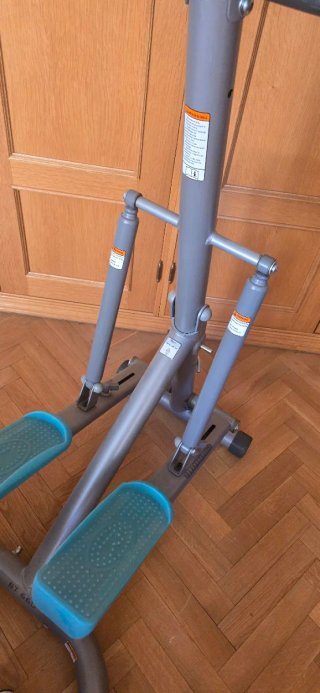 Bicicleta elíptica y máquina de step Decathlon