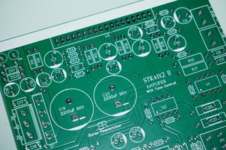 Placa de circuito impreso amplificador STK41x2