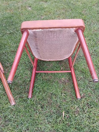 Juego de 3 sillas de madera