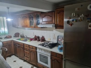 Cocina de madera y metal