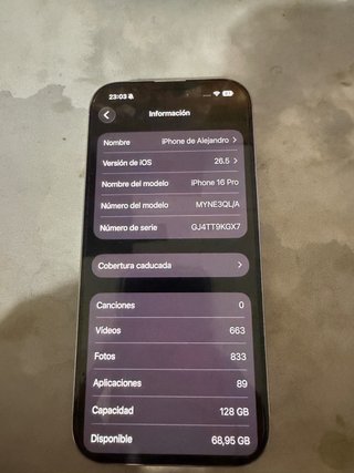 iPhone 16 Pro Blanco