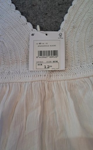 Top Crochet Blanco