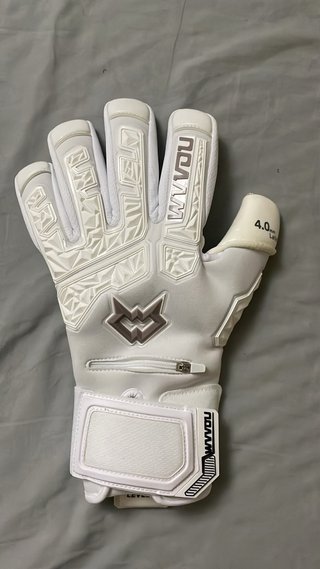 Guantes de portero blancos WVVOL talla 10