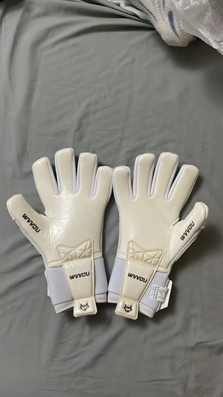 Guantes de portero blancos WVVOL talla 10