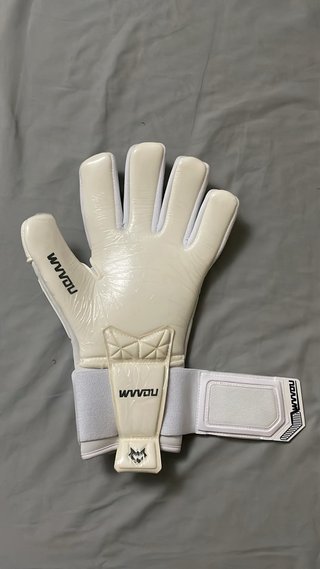 Guantes de portero blancos WVVOL talla 10