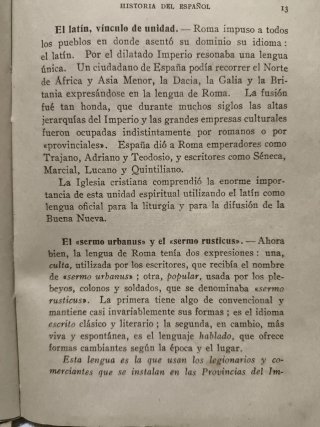 HISTORIA DEL ESPAÑOL - LIBRO ANTIGUO AÑO 1945