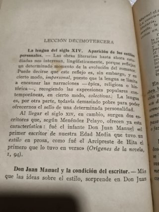 HISTORIA DEL ESPAÑOL - LIBRO ANTIGUO AÑO 1945