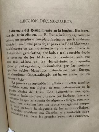 HISTORIA DEL ESPAÑOL - LIBRO ANTIGUO AÑO 1945