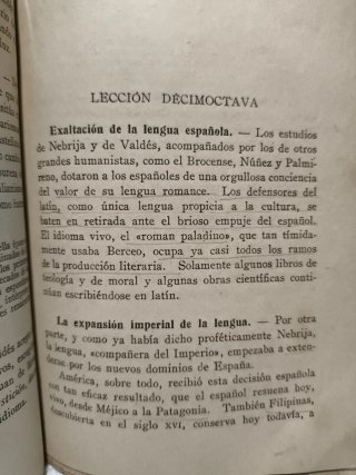 HISTORIA DEL ESPAÑOL - LIBRO ANTIGUO AÑO 1945