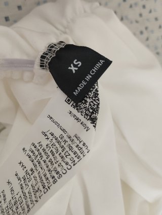 Conjunto de falda y top blanco t xs de shein