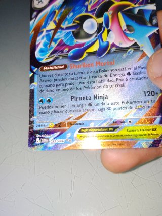 Carta Pokémon Mega-Greninja EX 022/086