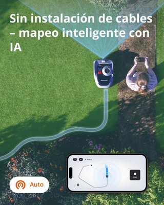 - Navimow robot cortacésped inalámbrico intelige