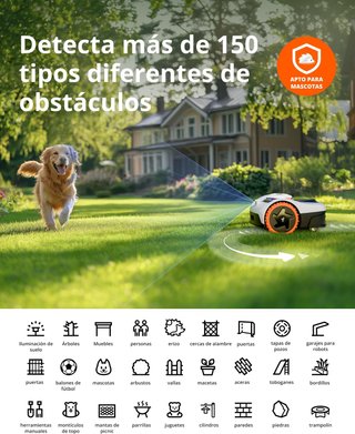- Navimow robot cortacésped inalámbrico intelige