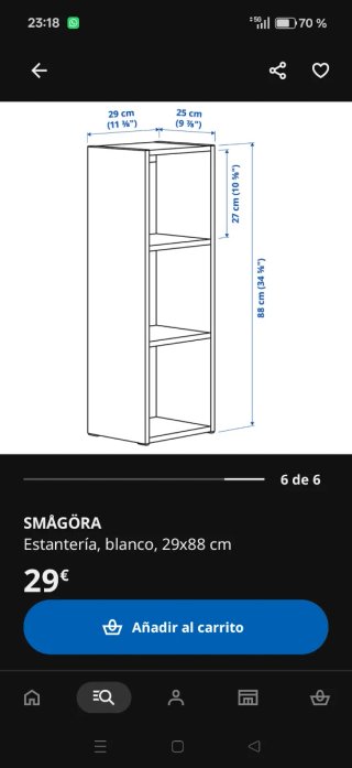 Escritorio Micke Ikea con estantería