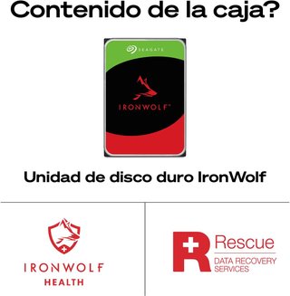 Seagate IronWolf 12TB disco duro NAS