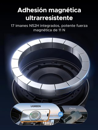 Caricatore Wireless Auto Ugreen Qi2 25W