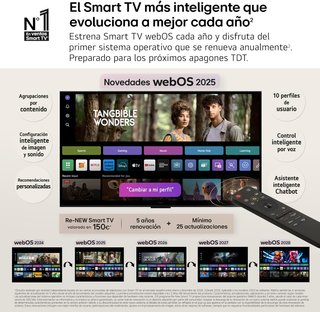 LG 55QNED84A6C televisor 55" 4K inteligente