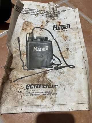 Pulverizador MataBi Súper 16L