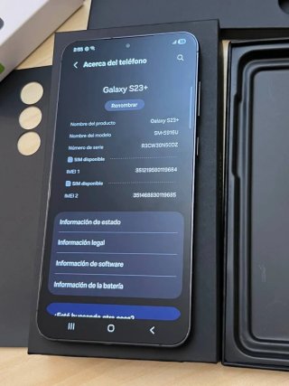 Samsung Galaxy S23 Plus 5G 256 GB Negro
