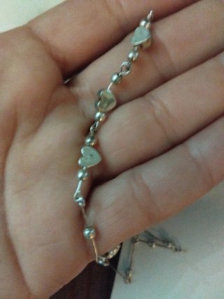 Collar y pendientes corazón plata