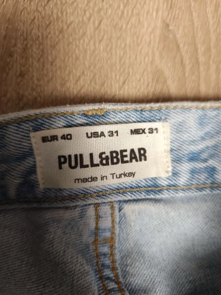 Pantalón vaquero Pull&Bear azul claro