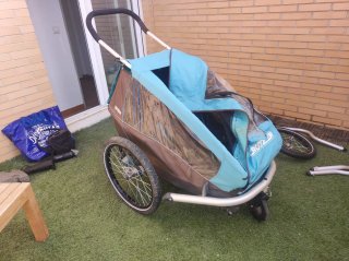 Remolque bici para 1 niño