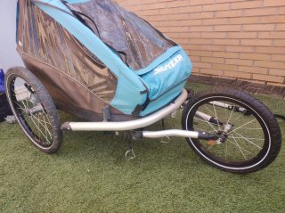 Remolque bici para 1 niño