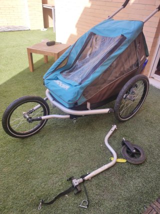 Remolque bici para 1 niño