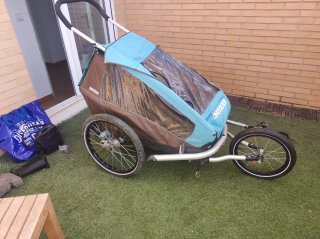 Remolque bici para 1 niño