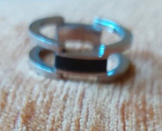 Anillo Viceroy Plata y Negro