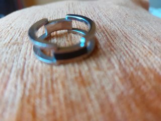 Anillo Viceroy Plata y Negro