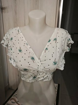 crop top cruzado