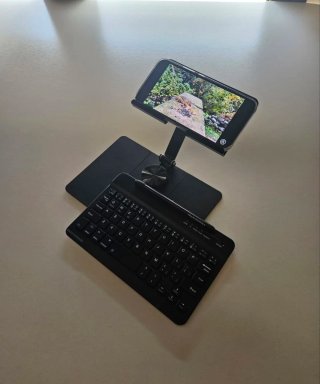 Teclado Bluetooth + Lápiz Táctil Negro