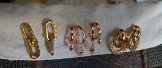 Pendientes dorados varios modelos