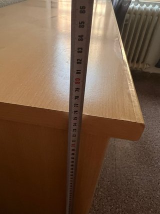 Escritorio doble madera alta calidad 152x54x76