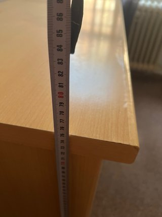 Escritorio doble madera alta calidad 152x54x76