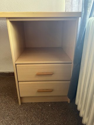 Escritorio doble madera alta calidad 152x54x76