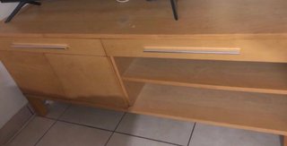 Mueble TV madera y metal