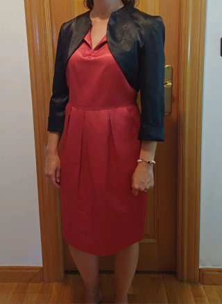 Traje de fiesta rojo