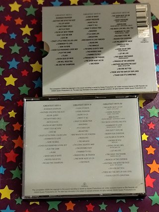 2cds y caja greatest hits Queen