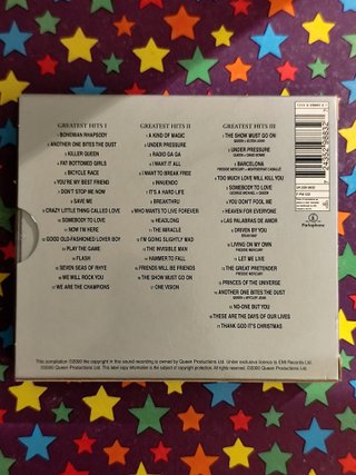 2cds y caja greatest hits Queen