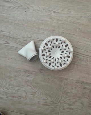 Secador de pelo Rowenta Oro y Blanco