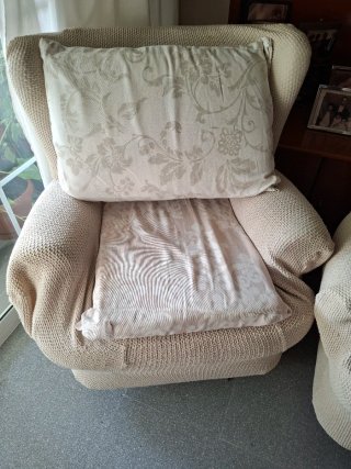 Sillón de salón beige