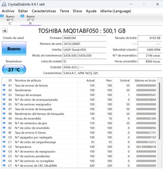 Disco Duro Externo Toshiba 500 GB
