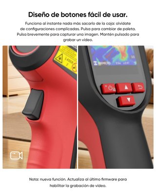 HIKMICRO E02 cámara térmica portátil puntero