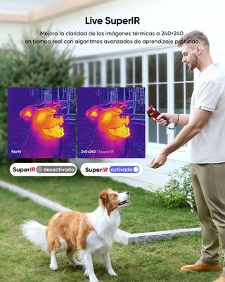 HIKMICRO E02 cámara térmica portátil puntero