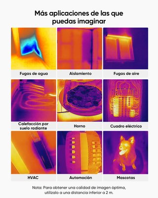 HIKMICRO E02 cámara térmica portátil puntero