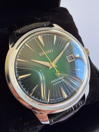 Seiko Presage cocktail mod Automático Verde Nuevo