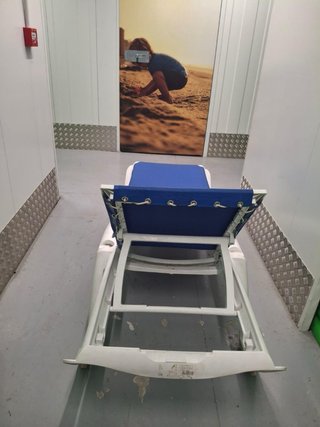 Lote de hamacas de plástico